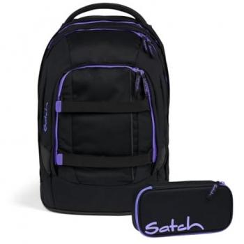 Satch Schulranzen Set PACK Purple Phantom (2-teilig)