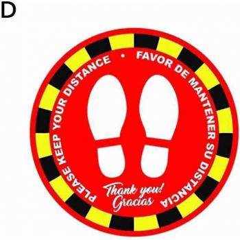Etiqueta de Distanciamiento Social 1 Unidad