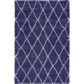 Navy Rectangle Rug 152x244cm by Gracie Oaks