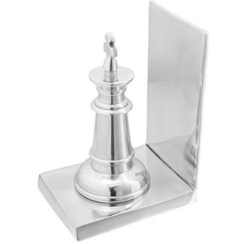 VidaXL Serre-livres 2 pcs Argenté 11 x 12 x 19,5 cm Aluminium