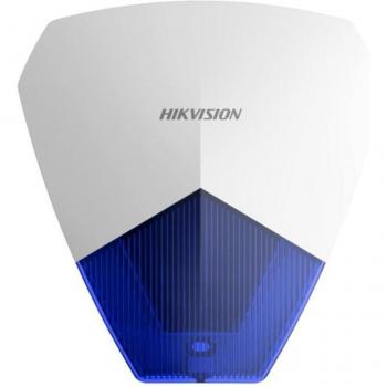 Sirena Est. Blu Hikvision AX Hybrid PRO DS-PS1-B, 105 dB, LED RGB