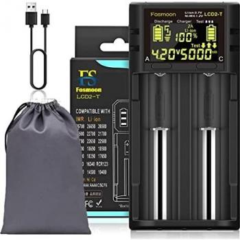 LCD Display 18650 Recharge & Discharge Tester