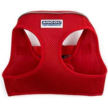 Fluval Small Dog Harness in Red with Mesh and Step-In Design (X-Small, 1 kg)