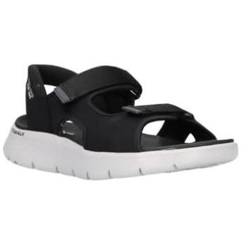 Calçado Skechers GO WALK Flex Sandália Masculina Lavável Preto