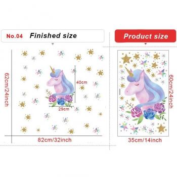 Cartel PVC Unicornio Decorativo
