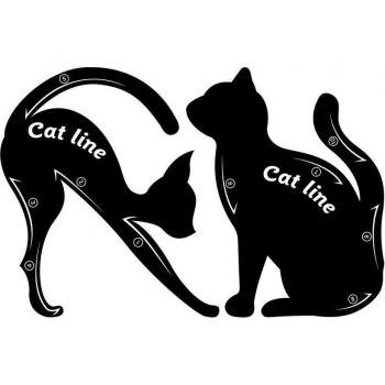 2Pcs Eyeliner and Eyebrow Definition Tools