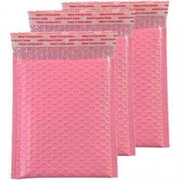 Bolsas Rosa con Burbujas y Autosellado