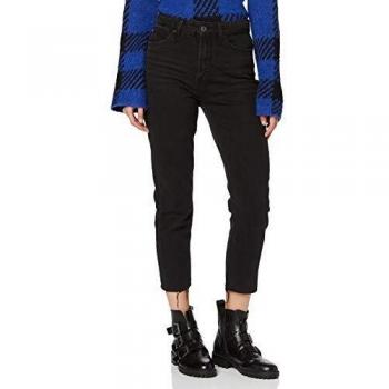 Only Jean Droit Femme, Noir, Taille 25, Longueur 32
