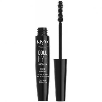 NYX Professional Makeup Doll Eye Mascara, Extreme Black, Volumen, 8 g