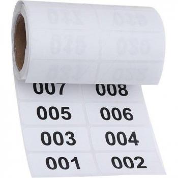 Consecutive Numbered Stickers 1-500