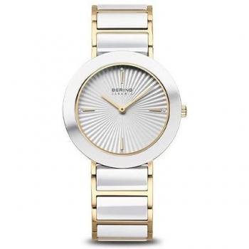 Bering SunRay Klasiek 34mm Zilveren Tijdschakelaar