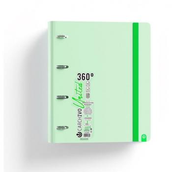 Carpeta de 4 Anillas Carpeblock Foam 360 Verde