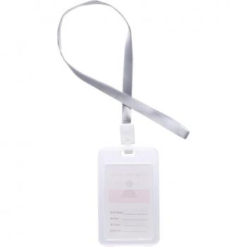 Transparent ID Card Storage Cover