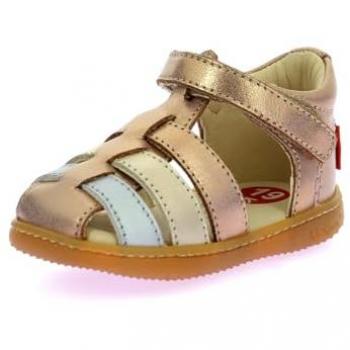 Sandales bébé fille Kickers Flo 22 – Velours
