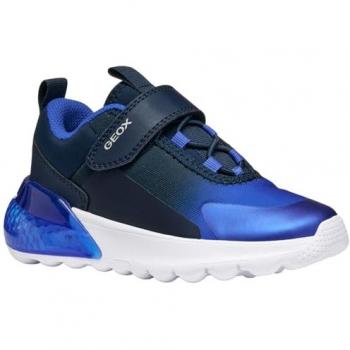 Baskets Enfant Geox Illuminus Bleu Royal