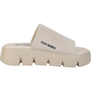 Sandalia Steve Madden Big Shot Mujer Color Beige