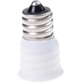 Support de Lampe E12 à E14 Blanc