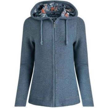 Weird Fish Chicoa Macaroni Hoodie Dunkelblau