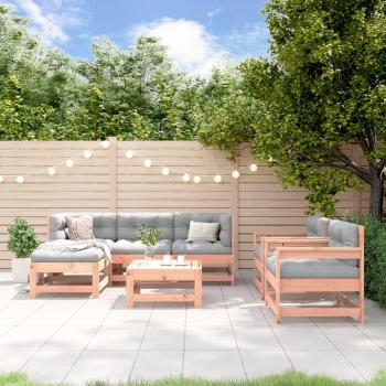Conjunto de Móveis para Jardim VidaXL 7 Peças em Madeira de Douglas