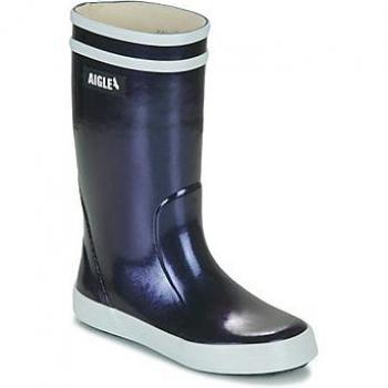 Bottines de pluie pour enfants Aigle LOLLY IRRISE 2 couleur bleu nuit