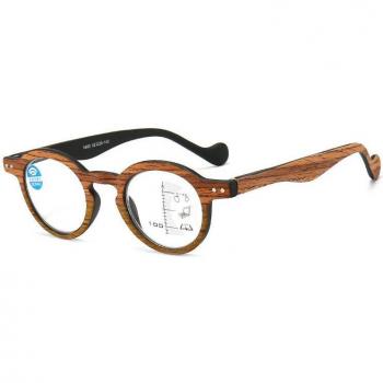 Men's Anti Blue Rays Vintage Round Reading Glasses