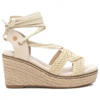 Sandalias Rafia Xti 144058 en Color Hielo