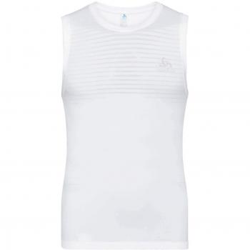 Odlo Top Crew Débardeur Homme Blanc FR : S