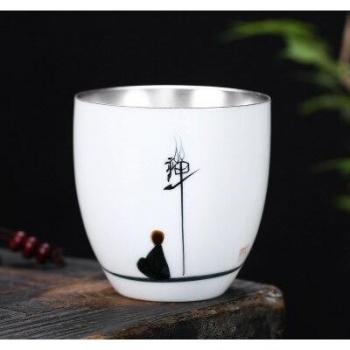 Hand-Painted Porcelain Master Cup