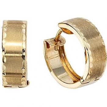 Ohrhänger Gelbgold‑Klappe – 333 g, teilmatt