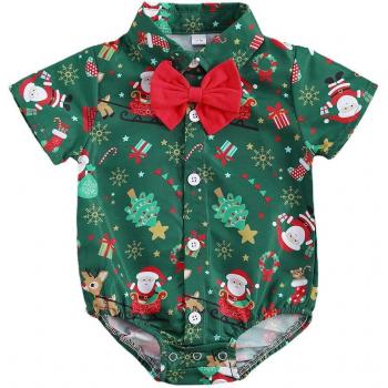 FOCUSNORM Santa Party Bodys für Babys 0-24M