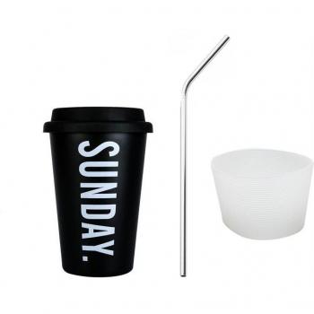 Taza de Camping Duradera con Acero Inoxidable
