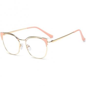 Peekaboo Damenbrille mit goldenen Rahmen