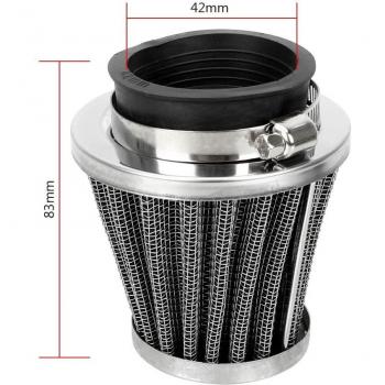 Filtro de Motor Moto 39/42/50 Head Mushroom Universal