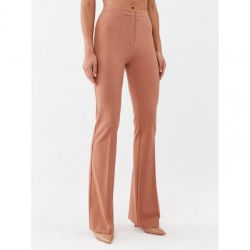 Pinko Pantaloni Tessuto Hulka Marrone – Regular Fit 42