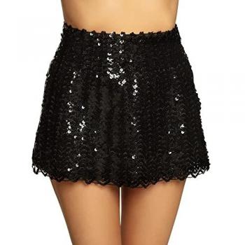 Mini-Sequins Rock von Boland – Schwarzes Accessoire