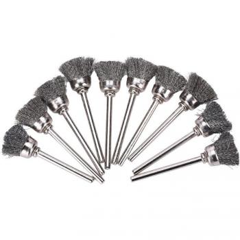Cepillos de Ruedas 16mm – Alambre Inoxidable 10 Uds