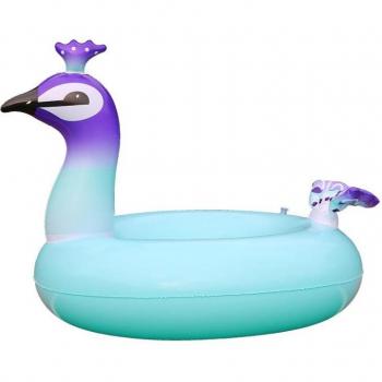 Pfau‑Esszimmerstuhl mit Schwimmmodus – 120 cm, kindgerecht