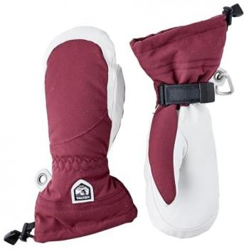 Hestra Heli Ski Damenmitts 6 Bordeaux/Offwhite