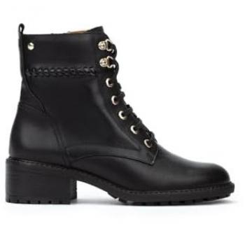 Pikolinos Botines de Tacão Medina Preto