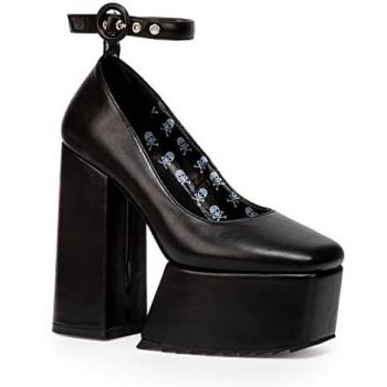 Lamoda Women's Fight Night Platform Heels in Black Size UK 6