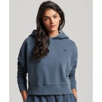 Superdry Sudadera Corta con Capucha y Manga Larga para Mujer (XL)