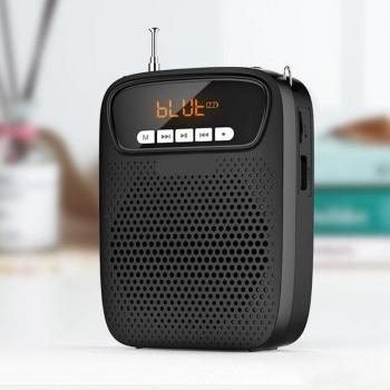 15W Bluetooth Mini Voice Amplifier with FM Radio and Headset Microphone