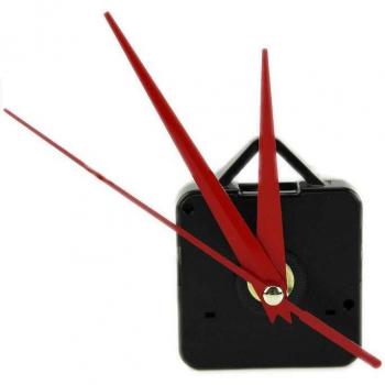 DIY Quartz Clock Spindle Movement Kit with Red Hands