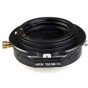 Kipon T-S Adapter für Nikon auf Fuji X, Objektivadapter, Schwarz