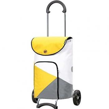 Andersen Ester Shopper mit Stahlgestell und 15 cm Rädern gelb