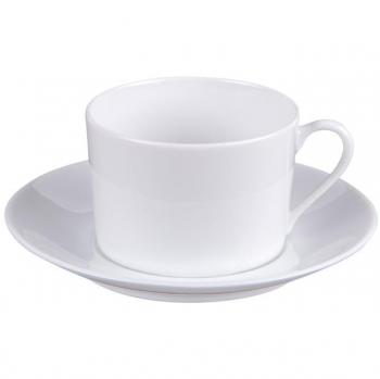 Service de petit-déjeuner Savoie en porcelaine blanche (lot de 2)