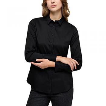 Eterna Performance Hemdbluse schwarz Gr. 40