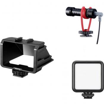 UURig Selfie Flip Screen for Mirrorless Cameras Sony A6000 A6300 A6500 A72 A73 Canon EOS Panasonic GX85 Nikon