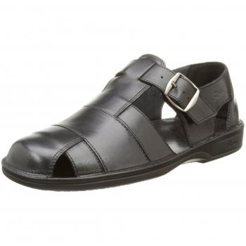 SIOUX Herren Sandal Schwarze Gabun-Variante 40