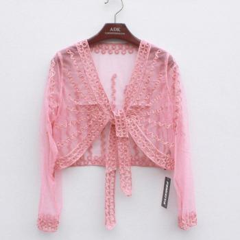Bolero Manga Larga Chic con Detalle de Chal